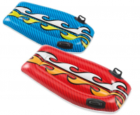 Надувной плотик с ручками 2 вида, Intex арт.58165, 112х62см, от 6 лет Надувной плотик с ручками 2 вида, Intex арт.58165, 112х62см, от 6 лет